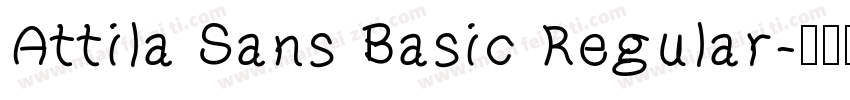 Attila Sans Basic Regular字体转换